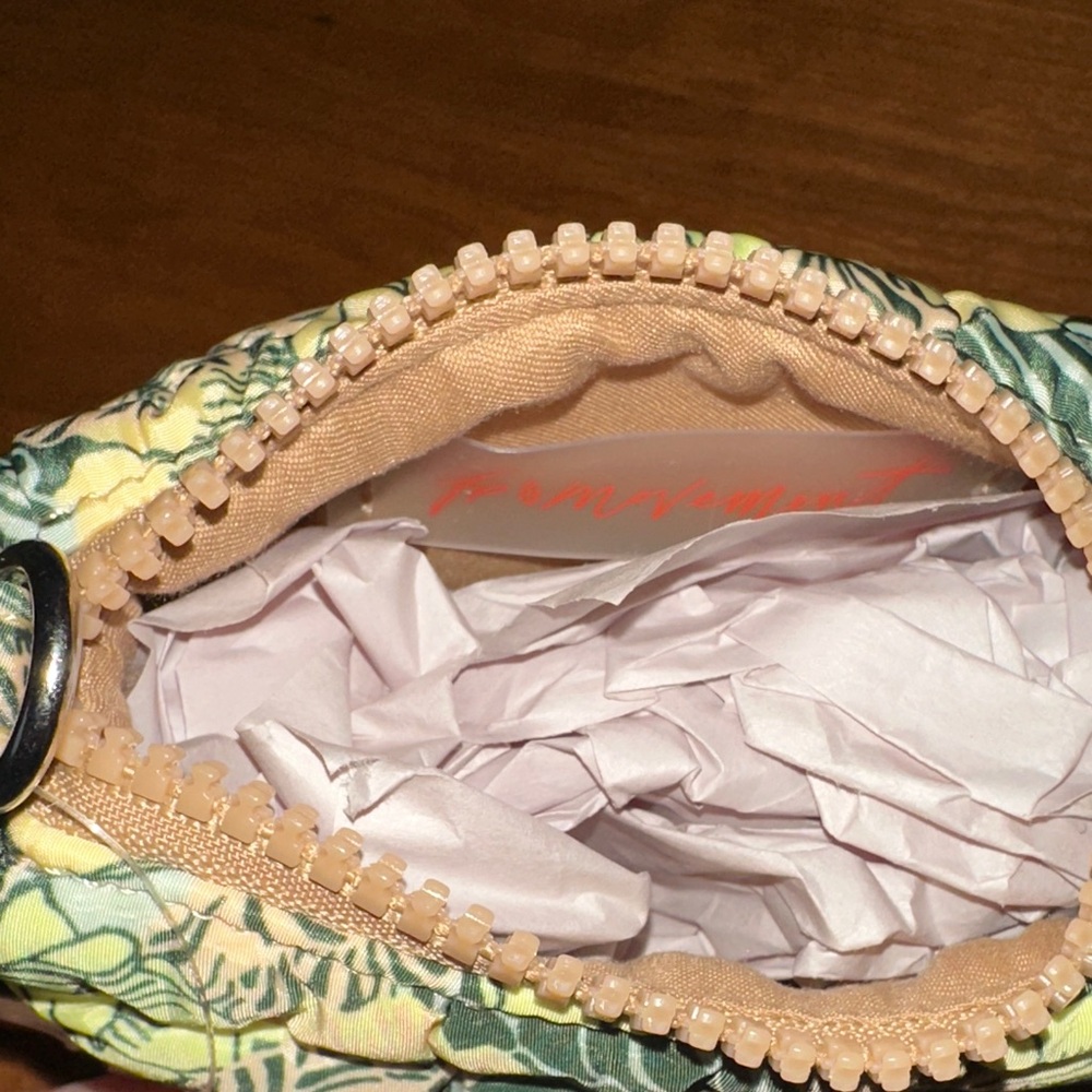 FP Movement Printed Micro Pouch - Yellow Floral NWT - Picture 6 of 6